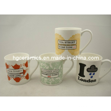 Taza del hueso de ceniza China, taza fina de China de hueso 10oz